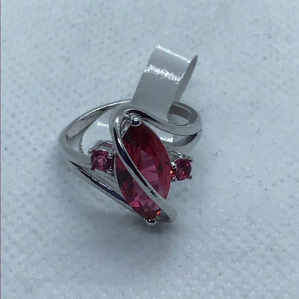 925 sterling silver pink Topaz